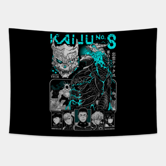 Kafka Hibino - Kaiju No 8 Tapestry by Otaku Vibes