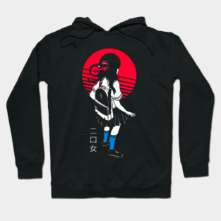 Futakuchi Onna Urban Yokai Girl Anime Hoodie
