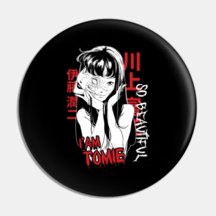 Tomie So Beautiful Horror Portrait Junji Ito Pin