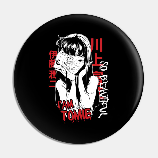 Tomie So Beautiful Horror Portrait Junji Ito Pin by Otaku Vibes