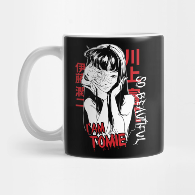 Tomie So Beautiful Horror Portrait Junji Ito by Otaku Vibes