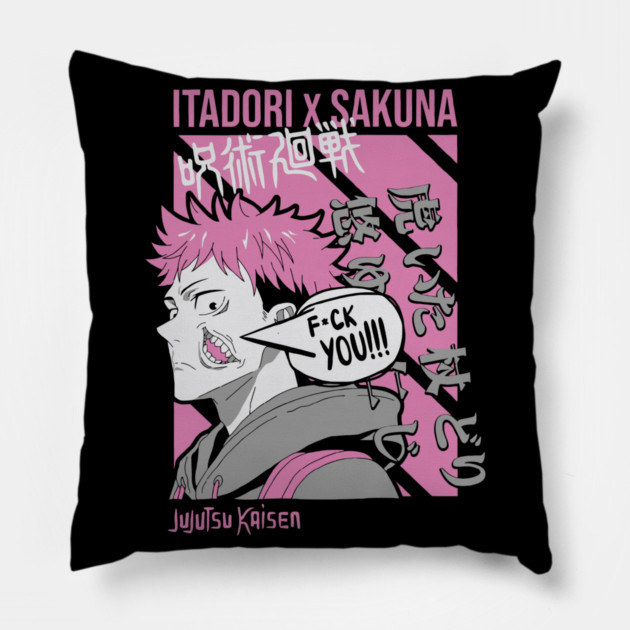 Itadori Yuuji -Jujutsu Kaisen Pillow by Otaku Vibes