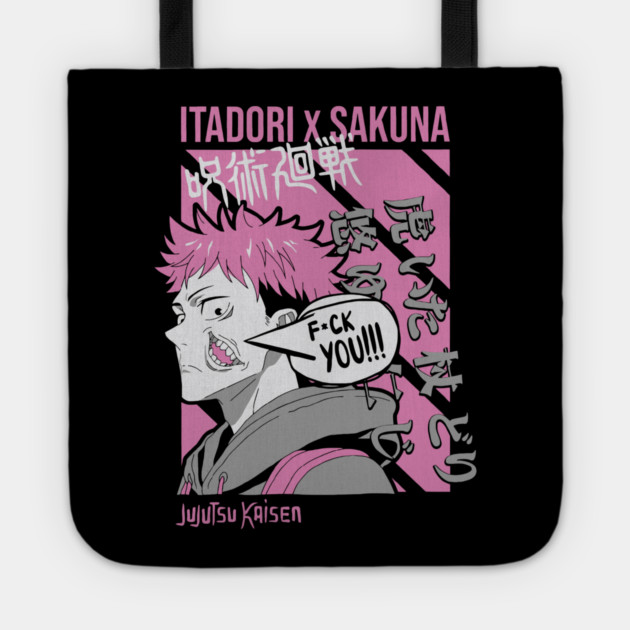 Itadori Yuuji -Jujutsu Kaisen Tote by Otaku Vibes