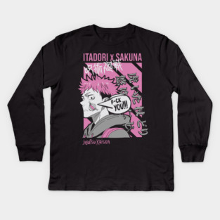 Itadori Yuuji -Jujutsu Kaisen Kids Long Sleeve T-Shirt