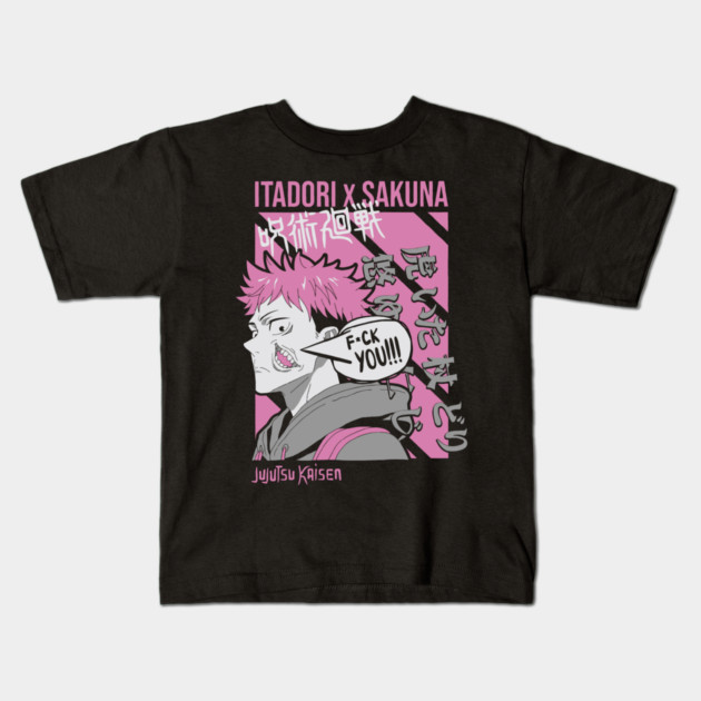 Itadori Yuuji -Jujutsu Kaisen Kids T-Shirt by Otaku Vibes