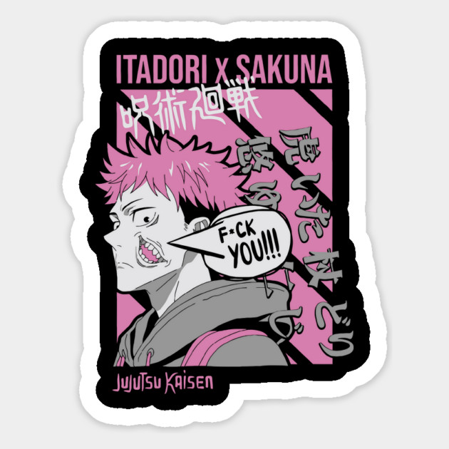 Itadori Yuuji -Jujutsu Kaisen Magnet by Otaku Vibes