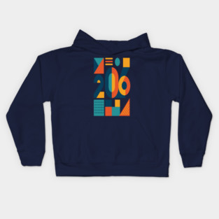 Futur Géométrique 2026 – Design Tendance Kids Hoodie