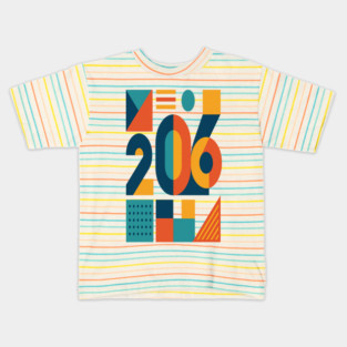 Futur Géométrique 2026 – Design Tendance Kids T-Shirt