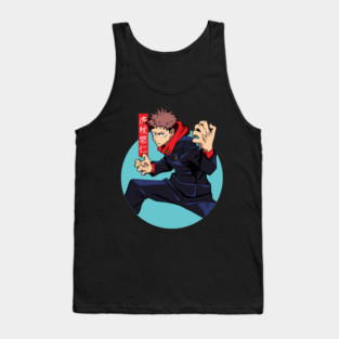 Jujutsu Kaisen Yuuji Itadori Cursed Punch Tank Top