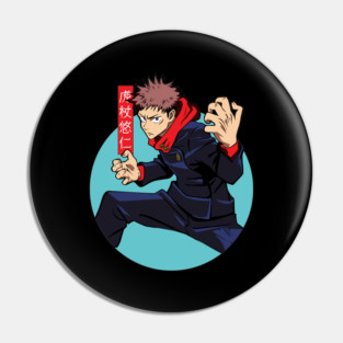 Jujutsu Kaisen Yuuji Itadori Cursed Punch Pin