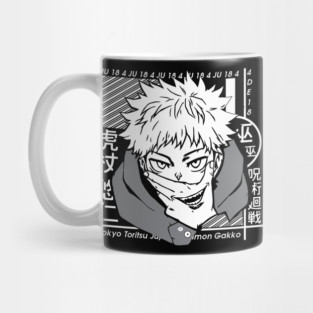 Jujutsu Kaisen Yuuji Split with Sukuna Mug