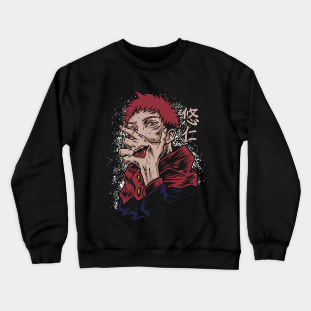Yuuji Itadori -Jujutsu Kaisen Crewneck Sweatshirt by Otaku Vibes