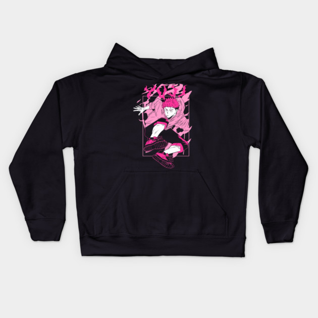Jujutsu Kaisen - Yuuji Itadori Kids Hoodie by Otaku Vibes