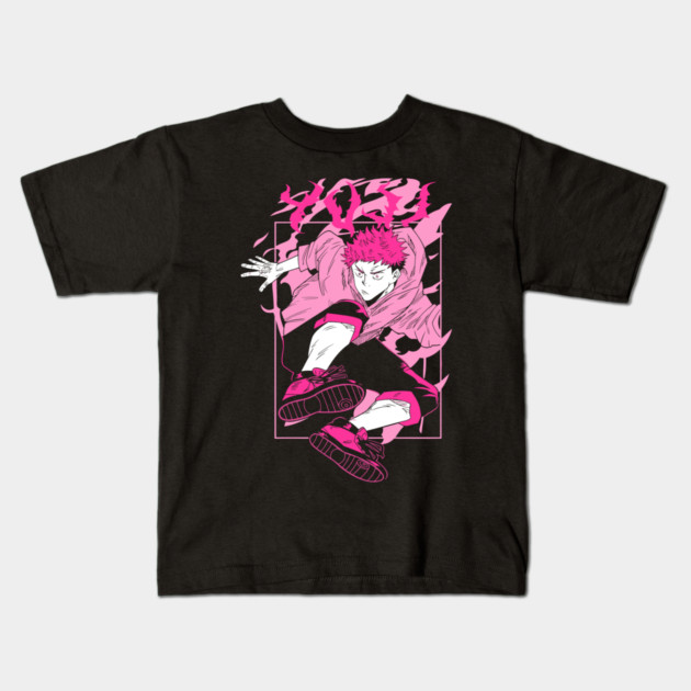 Jujutsu Kaisen - Yuuji Itadori Kids T-Shirt by Otaku Vibes