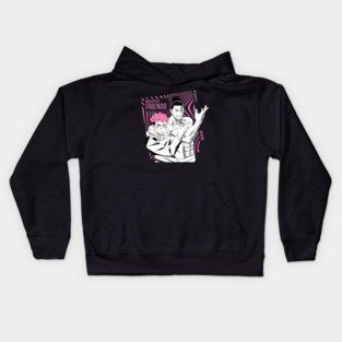 Jujutsu Kaisen Itadori and Todo Best Friends Kids Hoodie