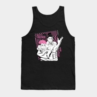 Jujutsu Kaisen Itadori and Todo Best Friends Tank Top