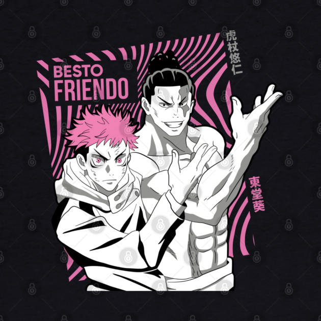 Jujutsu Kaisen Itadori and Todo Best Friends by Otaku Vibes