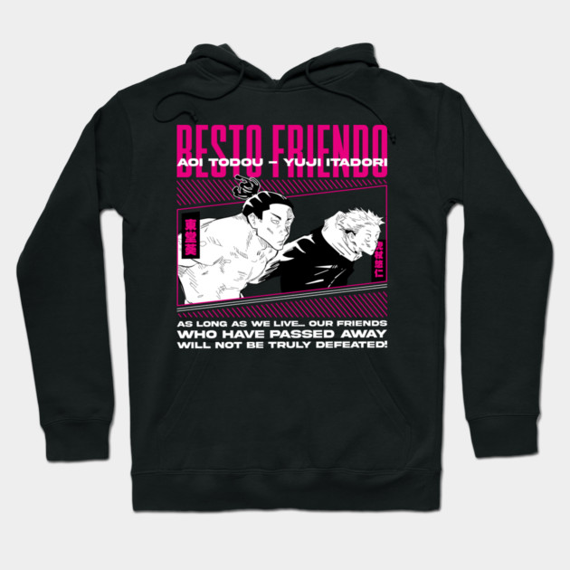 Jujutsu Kaisen Itadori Todo Combo Attack Hoodie by Otaku Vibes