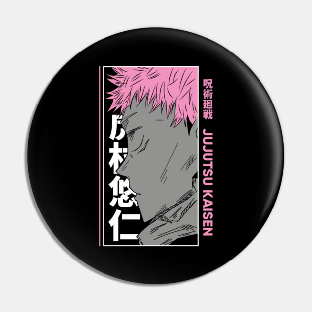 Yuuji Itadori Cool Design Pin by Otaku Vibes