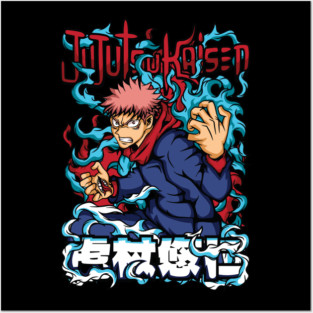 Jujutsu Kaisen Yuuji Itadori Epic Art Posters and Art