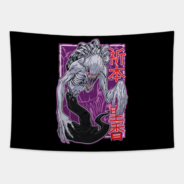 Jujutsu Kaisen Rika Queen of Curses Tapestry by Otaku Vibes