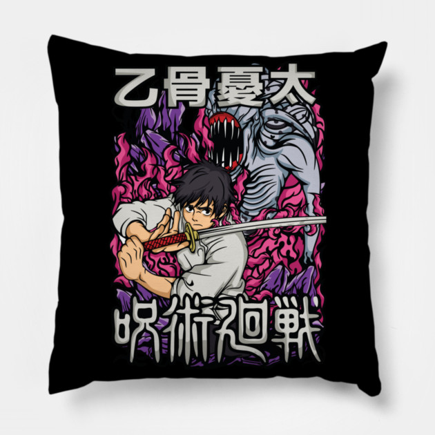 Jujutsu Kaisen Yuta and the Queen of Curses Pillow by Otaku Vibes