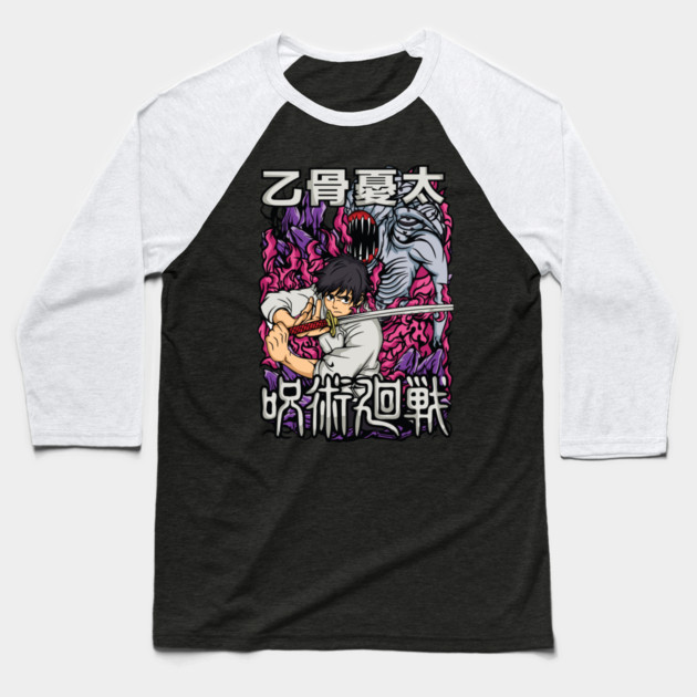 Jujutsu Kaisen Yuta and the Queen of Curses Baseball T-Shirt by Otaku Vibes
