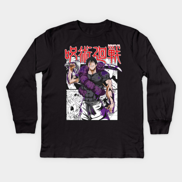 Jujutsu Kaisen - Toji Fushiguro Kids Long Sleeve T-Shirt by Otaku Vibes