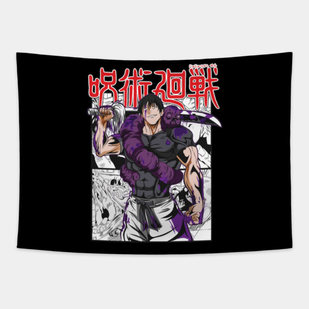 Jujutsu Kaisen - Toji Fushiguro Tapestry by Otaku Vibes