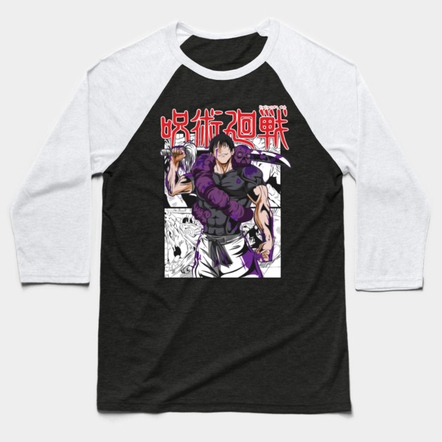 Jujutsu Kaisen - Toji Fushiguro Baseball T-Shirt by Otaku Vibes