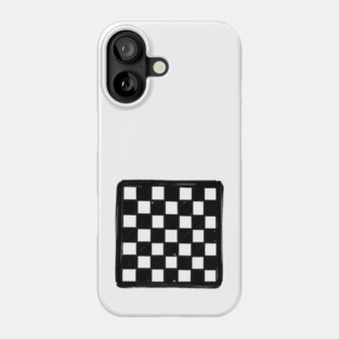 Chessboard – Minimalist Ink Game Design Phone Case