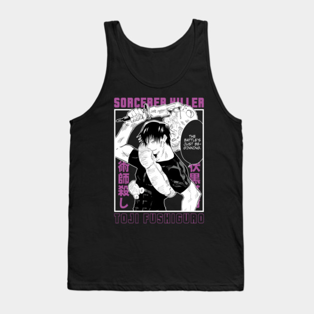Toji Fushiguro | Jujutsu Kaisen Cool Design Tank Top by Otaku Vibes