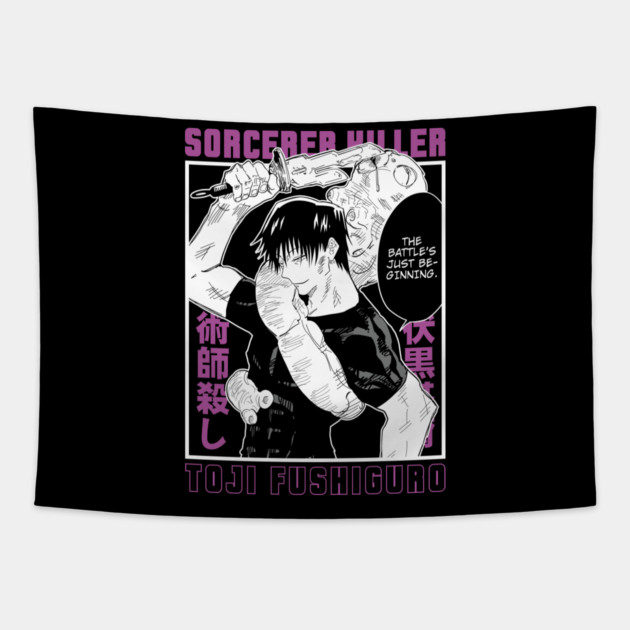 Toji Fushiguro | Jujutsu Kaisen Cool Design Tapestry by Otaku Vibes
