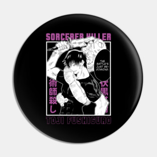 Toji Fushiguro | Jujutsu Kaisen Cool Design Pin