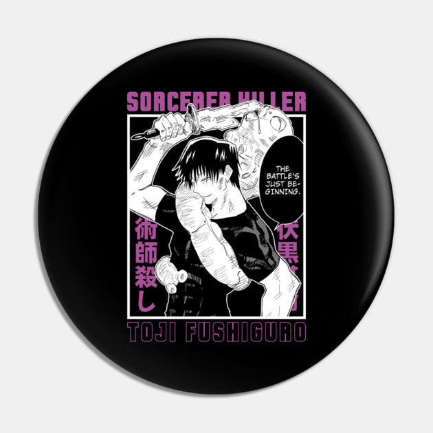 Toji Fushiguro | Jujutsu Kaisen Cool Design Pin by Otaku Vibes