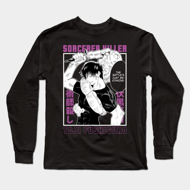 Toji Fushiguro | Jujutsu Kaisen Cool Design Long Sleeve T-Shirt by Otaku Vibes