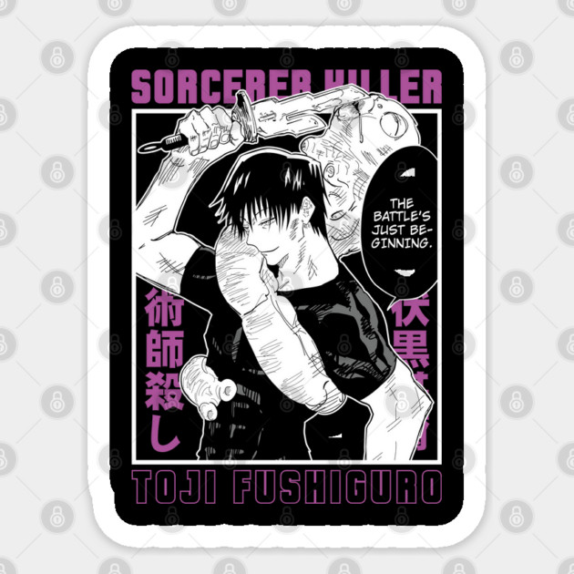 Toji Fushiguro | Jujutsu Kaisen Cool Design Sticker by Otaku Vibes