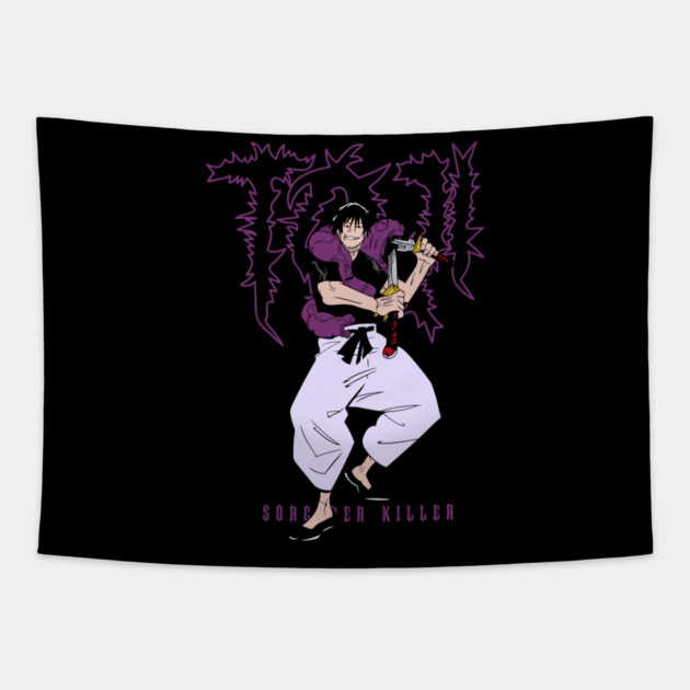 Jujutsu Kaisen - Toji Fushiguro Art Tapestry by Otaku Vibes