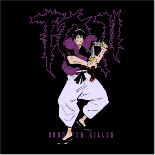 Jujutsu Kaisen - Toji Fushiguro Art Posters and Art