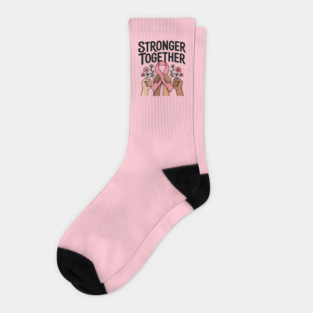 Strength Through Grace Design Motivational And Inspiration Socks