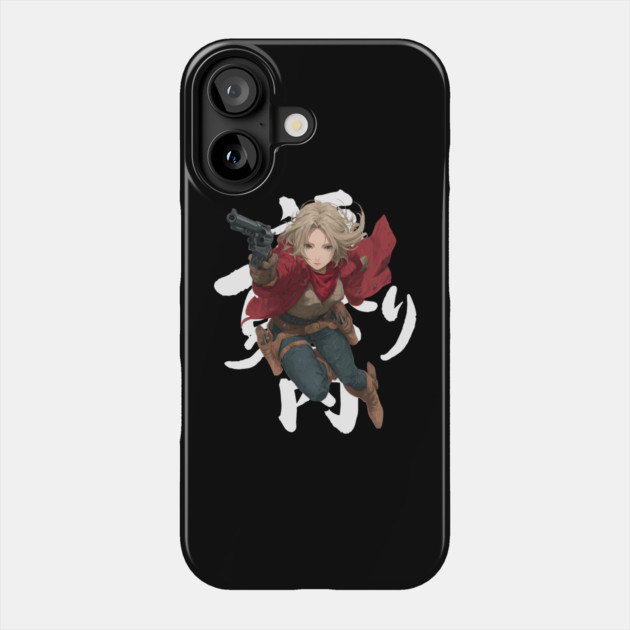 Anime Gunslinger Adventurer Girl Phone Case by TuncGK