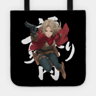 Anime Gunslinger Adventurer Girl Tote