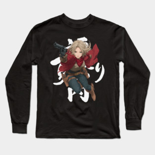 Anime Gunslinger Adventurer Girl Long Sleeve T-Shirt