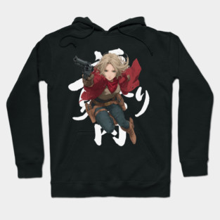 Anime Gunslinger Adventurer Girl Hoodie