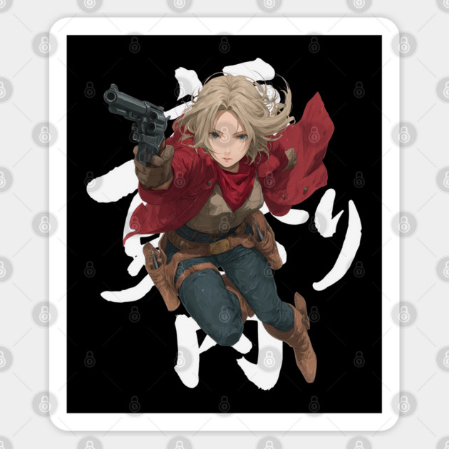 Anime Gunslinger Adventurer Girl Sticker by TuncGK