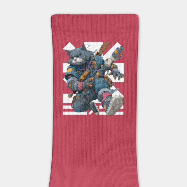 Cybernetic Street Cat - Space Warrior by TuncGK