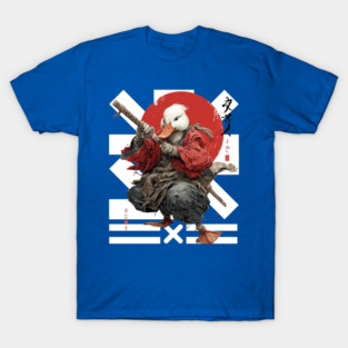 Duck Ronin Samurai Warrior T-Shirt