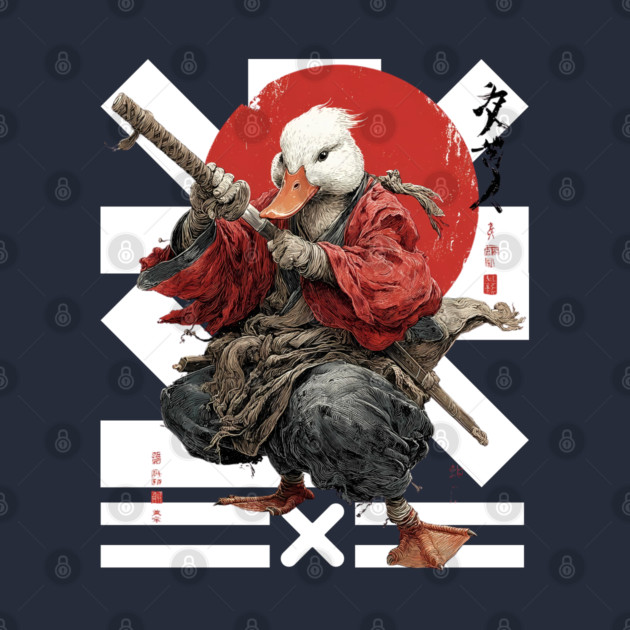 Duck Ronin Samurai Warrior by TuncGK