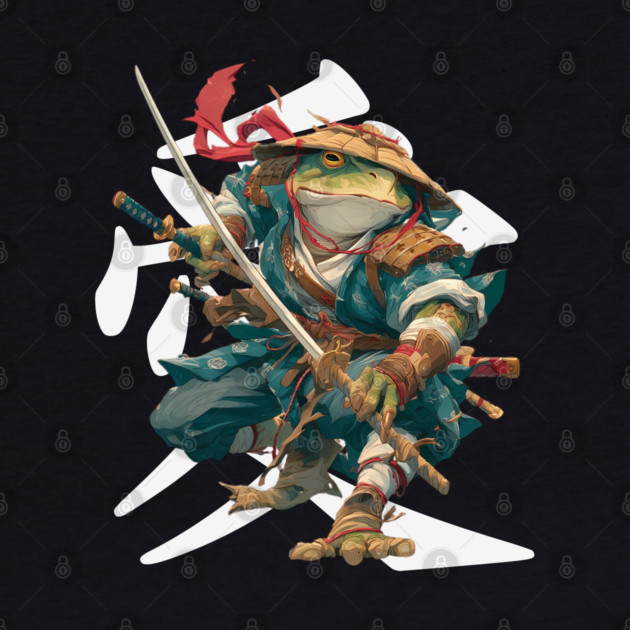 Samurai Frog Warrior with Katana by TuncGK