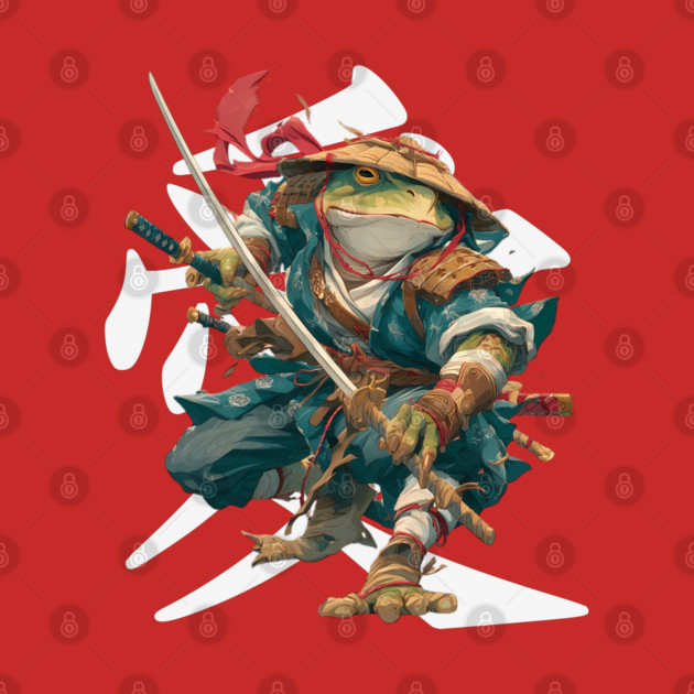 Samurai Frog Warrior with Katana by TuncGK